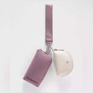 NWT Lululemon Dual Pouch Wristlet Wallet